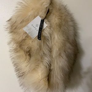 Faux Fur Muffler Infinity Scarf